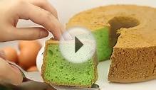 Pandan Chiffon Cake - Singapore - Recipe By ZaTaYaYummy