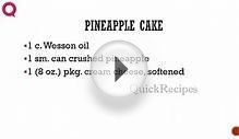 PINEAPPLE CAKE - How To QUICKRECIPES