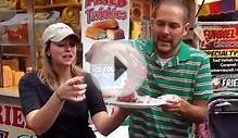 Red Velvet Funnel cake at the BBQ FESTIVAL