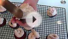 Red velvet peppermint cupcakes recipe- Alex and Felix recipes