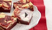 Red Velvet Swirl Brownies