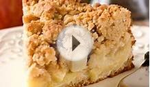 The Best Apple Crumb Cake - Crunchy Creamy Sweet