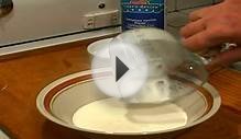 Whipped Cream With Sugar for Pineapple Gingerbread Cake